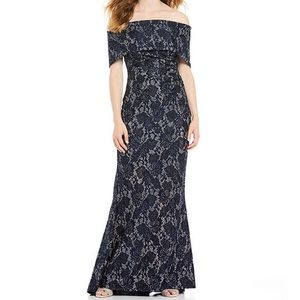 Vince Camuto Lace Sequin Gown